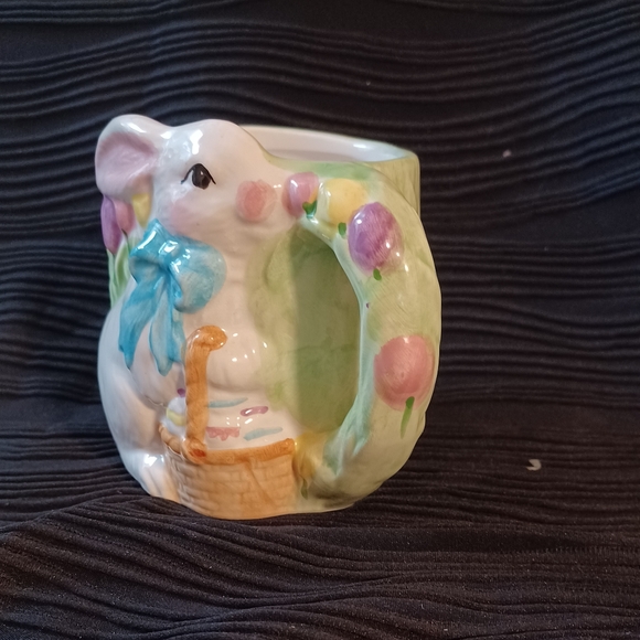 VTG Easter Bunny Rabbit mug (111524A) - Picture 2 of 5